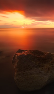 Природа вода камни море скалы солнце