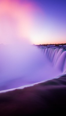 Водопад закат