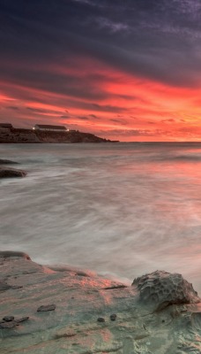 берег закат сумерки shore sunset twilight