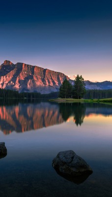 природа озеро гора nature the lake mountain