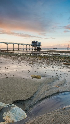 природа мост пляж песок nature the bridge beach sand