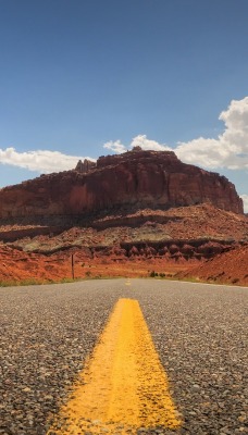 природа дорога США nature road USA