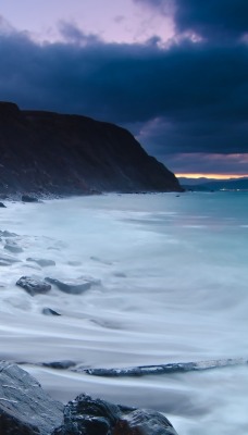 природа море скалы камни облака nature sea rock stones clouds