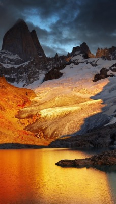 природа скалы горы озеро nature rock mountains the lake