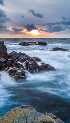 природа море скалы горизонт облака nature sea rock horizon clouds