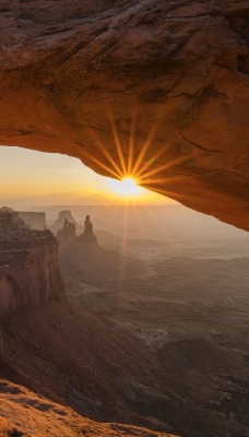 природа солнце скалы nature the sun rock