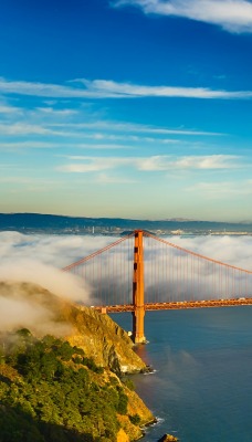 мост облака США the bridge clouds USA