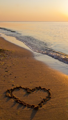 природа море горизонт песок сердце любовь солнце берег nature sea horizon sand heart love the sun shore