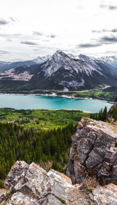 природа горы деревья скалы небо nature mountains trees rock the sky