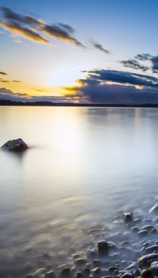 природа море горизонт облака небо камни nature sea horizon clouds the sky stones