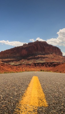 природа дорога скалы пустыня nature road rock desert