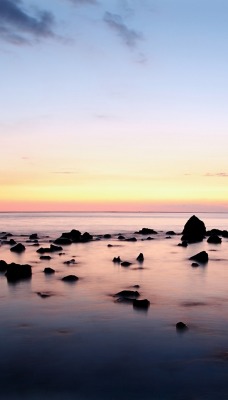 природа море горизонт камни nature sea horizon stones