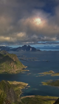 природа небо облака море горы скалы nature the sky clouds sea mountains rock