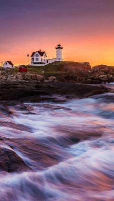 маяк остров волны lighthouse island wave