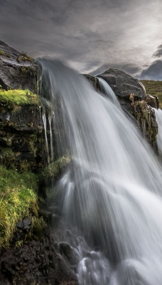 природа водопад nature waterfall