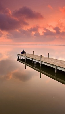 пирс море закат pierce sea sunset