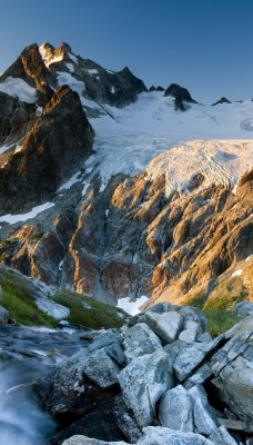 горы снег mountains snow