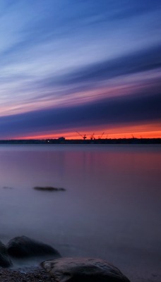 природа море горизонт камни небо nature sea horizon stones the sky