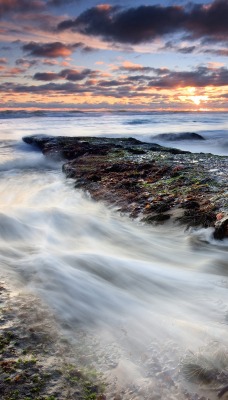 природа море горизонт небо облака камни nature sea horizon the sky clouds stones