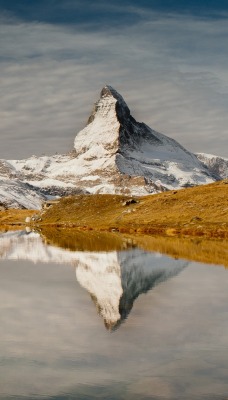 природа отражение горы nature reflection mountains