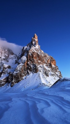 скала гора снег rock mountain snow