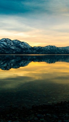 озеро сумерки the lake twilight