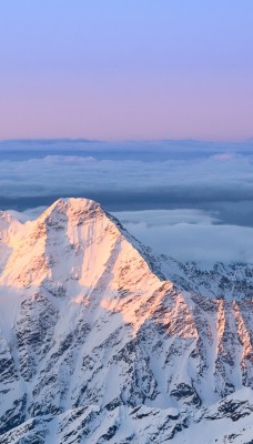 гора вершина снег mountain top snow