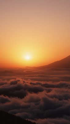 тучи закат гора clouds sunset mountain