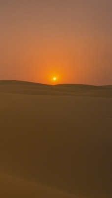 пустыня пески закат