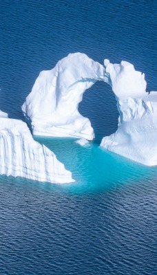 айсберг море вода лед