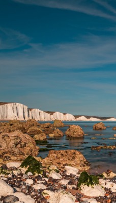 камни скалы берег море