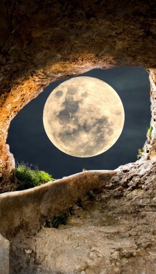 пещера луна лестница