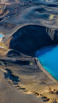 вулкан кратер озеро