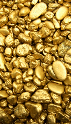 Золотые камушки