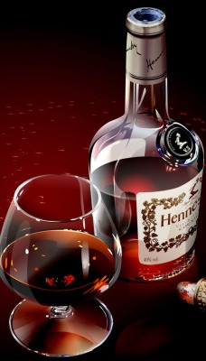 Бутылка Hennessy