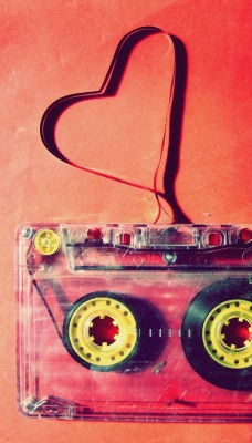 кассета с пленкой в виде сердца