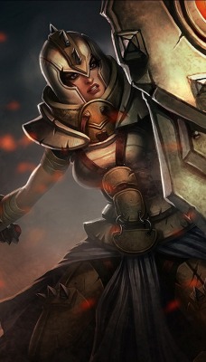 Defender Leona League of Legends игра