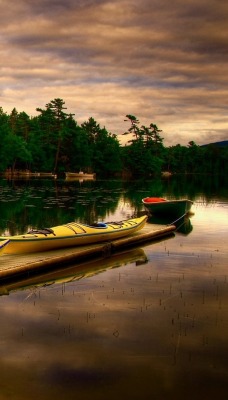 байдарки причал kayaks pier