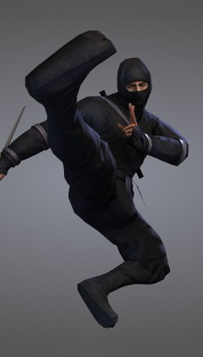 костюм ниндзя оружие