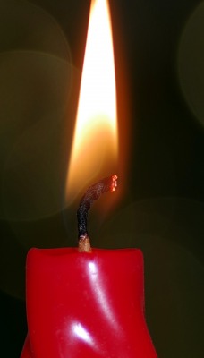 свеча огонь свет тепло