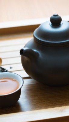чайник чай заварка листья