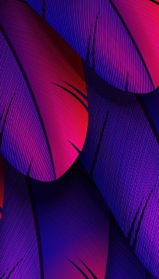 перья фиолетовый минимализм краски вектор рисунок