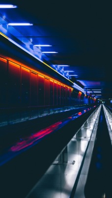 метро станция огни подсветка