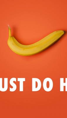 банан надпись логотип минимализм