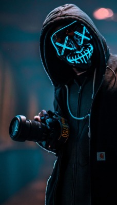фотограф маска капюшон