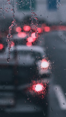 стекло капли дождь машины