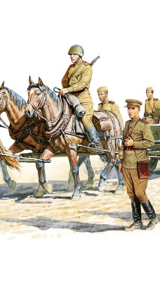 рисунок солдаты военные
