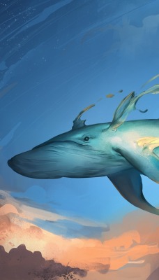кит арт краски рисунок