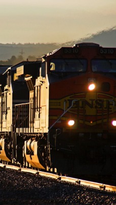 A Westbound BNSF Train, Ash Fork, Arizona