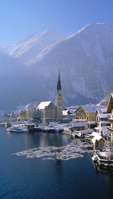 Hallstatt in Winter, Austria